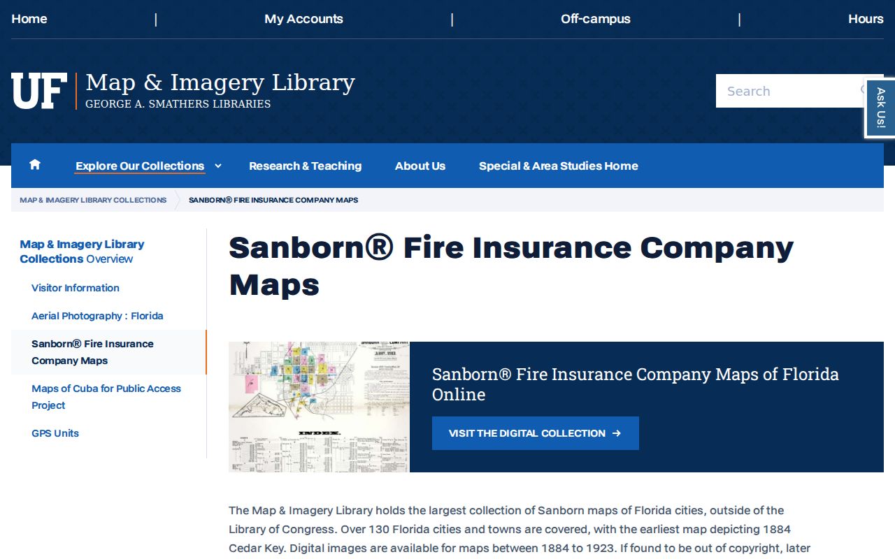 St. Cloud city directory research through Florida Sanborn maps
