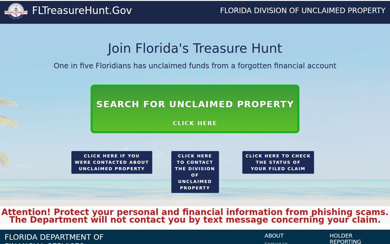 Florida Treasure Hunt name search limits for St. Cloud neighbors research