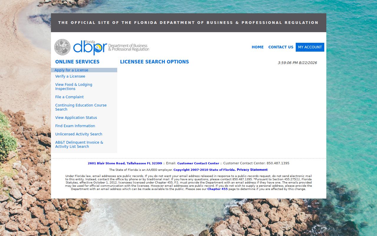 Florida license search for a St. Cloud resident lookup