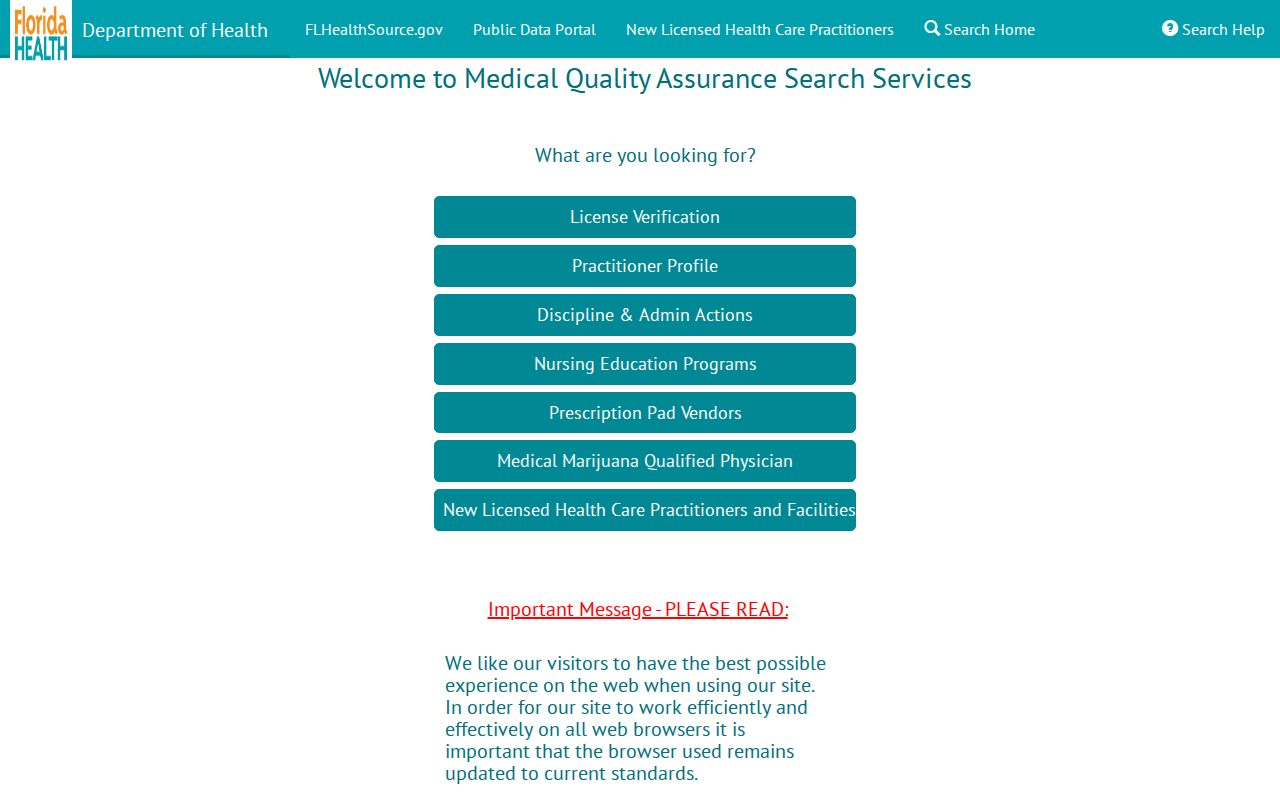 Health practitioner results used in a St. Cloud resident lookup